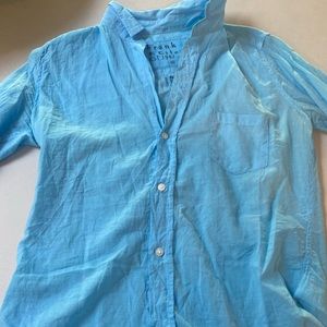 Frank & Eileen blue linen shirt (size xs).